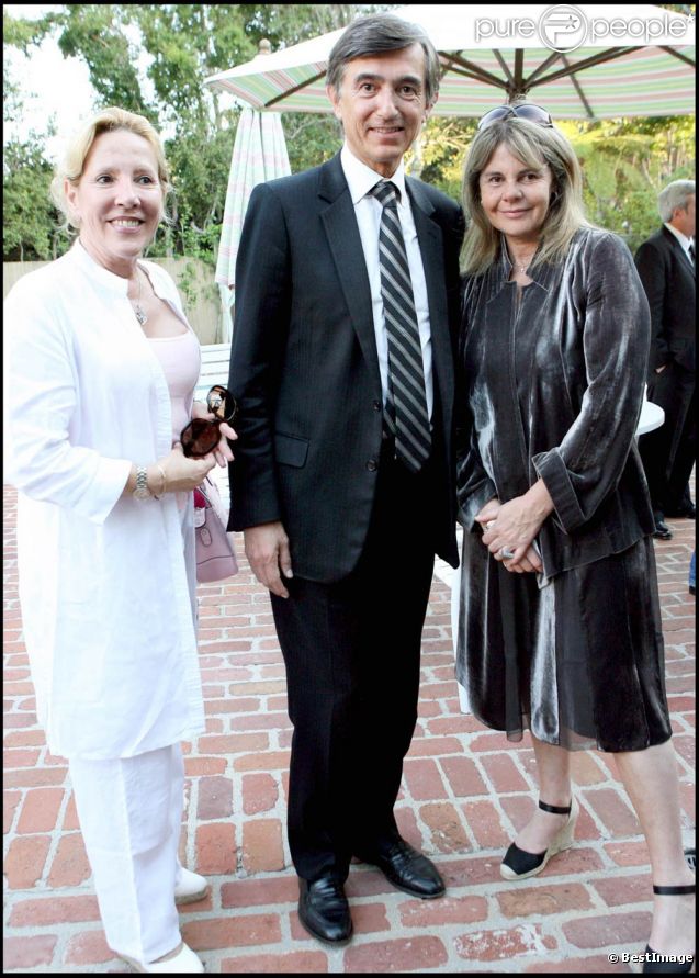 Dominique Cantien et Philippe Douste-Blazy en 2007 à Beverly Hills ...