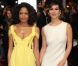 Bérénice Marlohe et Naomie Harris, en février 2012 à Londres.