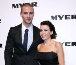 Dannii Minogue et Kris Smith, à Sydney, en août 2009.
