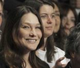 Carla Bruni-Sarkozy le 31 mars 2012 à la Porte de Versailles