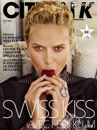 Heidi Klum pose pour Citizen K 