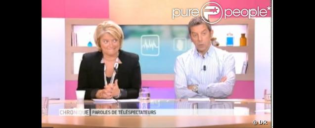 Michel Cymes et Marina Carrère d'Encausse se font sermonner dans Le Magazine de la santé, sur France 5