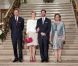  Le grand-duc héritier Guillaume de Luxembourg et sa fiancée la comtesse Stéphanie de Lannoy entourés du couple grand-ducal, Henri et Maria Teresa de Luxembourg, le 27 avril 2012 au château de Berg. 
 La comtesse Stéphanie de Lannoy, qui s'apprête à épouser le grand-duc héritier Guillaume de Luxembourg, prince de Nassau et de Bourbon-Parme, a été officiellement présentée aux autorités nationales, à la presse et au public le 27 avril 2012. La séance photo a eu lieu au palais grand-ducal, au lendemain de l'annonce de leurs fiançailles. 