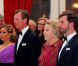 Le grand-duc héritier Guillaume de Luxembourg en activité officielle avec le couple grand-ducal en 2012