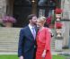 Les fiançailles du grand-duc héritier Guillaume de Luxembourg et de la comtesse Stéphanie de Lannoy ont été célébrées le 27 avril 2012, au lendemain de leur annonce : après la présentation officielle de la comtesse au palais grand-ducal (11h30), un déjeuner a eu lieu en présence des deux familles suivi d'une séance photo (15h30) dans le parc du château de Colmar-Berg, résidence de la famille grand-ducale.