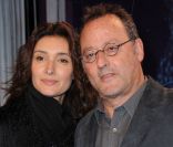 Jean Reno et sa femme Zofia le 31 mars 2012 à Paris