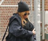Beyoncé et sa fille Blue à New York le 25 février 2012