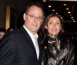 Jean Reno et sa femme Zofia à New York le 24 avril 2012