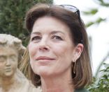 Caroline de Monaco visite le salon Rêveries sur les jardins, à Monaco. Samedi 5 mai 2012