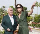 Caroline de Monaco et Yves Piaget au salon Rêveries sur les jardins, à Monaco. Samedi 5 mai 2012