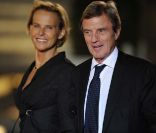 Christine Ockrent et Bernard Kouchner à Paris, le 4 novembre 2010.