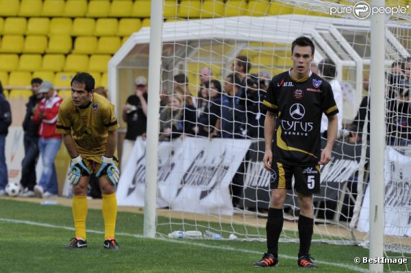 Louis Ducruet le 22 mai 2012 à Monaco pour un match de charité organisé au profit de l'association de la princesse Charlène