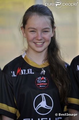 Alexandra de Hanovre le 22 mai 2012 à Monaco pour un match de charité organisé au profit de l'association de la princesse Charlène