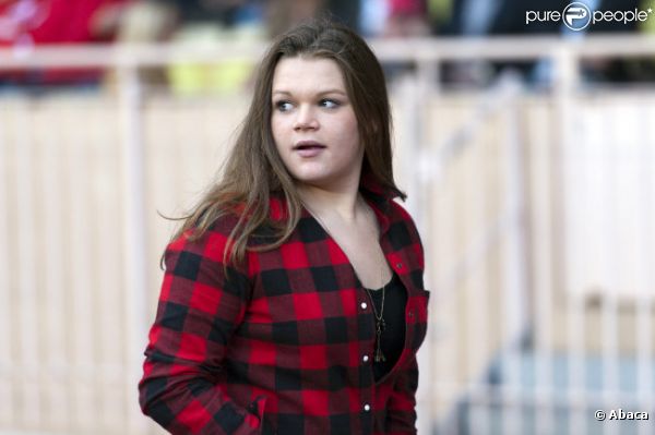 Camille Gottlieb lors d'un match de foot de charité donné en faveur de l'association de la princesse Charlène au Stade Louis II de Monaco le 22 mai 2012