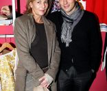 Marc-Olivier Fogiel et sa meilleure amie Claire Chazal à la soirée Brand Bazar