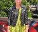 Demi Lovato, membre du jury de X Factor, arrive sur les auditions de X Factor, au Texas, le jeudi 24 mai 2012.