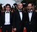 L'équipe de Bref. lors de la montée des marches de la cérémonie de clôture du Festival de Cannes. Le 27 mai 2012.