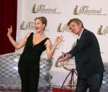 Babsie Steger et Xavier Deluc au Festival Télé de Monte-Carlo