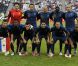 L'équipe de France lors du match de l'Euro entre la France et l'Angleterre (1-1) qui s'est déroulé le 11 juin 2012 à Donetsk en Ukraine