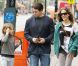 Sarah Jessica Parker et son mari Matthew Broderick emmènent leur fils James à l'école. New York, le 13 juin 2012.