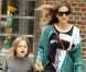 Sarah Jessica Parker et son mari Matthew Broderick emmènent leur fils James à l'école. New York, le 13 juin 2012.