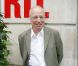 Thierry Roland devant les locaux de RTL.