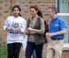 La duchesse de Cambridge, Kate Middleton, est partie à la rencontre des enfants de quartiers déshérités à Wrotham dans le Kent dans le cadre du projet Ark Schools, le 17 juin 2012