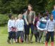 La duchesse de Cambridge, Kate Middleton, superbe, est partie à la rencontre des enfants de quartiers déshérités à Wrotham dans le Kent dans le cadre du projet Ark Schools, le 17 juin 2012