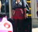 Amber Rose très en beauté sur le tournage de School Dance, de Nick Cannon, à Norwalk, le 18 juin 2012
