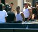 Wilmer Walderamma sur le tournage de School Dance, de Nick Cannon, à Norwalk, le 18 juin 2012