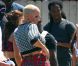 Amber Rose très en beauté sur le tournage de School Dance, de Nick Cannon, à Norwalk, le 18 juin 2012