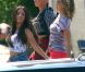 Amber Rose très en beauté sur le tournage de School Dance, de Nick Cannon, à Norwalk, le 18 juin 2012