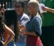 Amber Rose très en beauté sur le tournage de School Dance, de Nick Cannon, à Norwalk, le 18 juin 2012