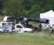 Le tournage du film Maleficent avec Angelina Jolie en sorcière à cornes, en Grande-Bretagne le 20 juin 2012