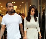 Kanye West et Kim Kardashian à Paris le 19 juin 2012