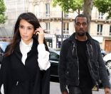 Kanye West et Kim Kardashian vont déjeuner à La Villa à Paris le 21 juin 2012