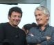 EXCLU : Patrick Bruel et Gilbert Coullier au Stade de France pour les concerts de Johnny Hallyday, juin 2012.