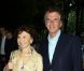 Jack Lang et son épouse Monique au théâtre du Rond-Point où Jean-Michel Ribes célébrait ses dix ans, à Paris, le 30 juin 2012.