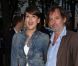 Serena Reinaldi et Christophe Alévêque au théâtre du Rond-Point où Jean-Michel Ribes célébrait ses dix ans, à Paris, le 30 juin 2012.