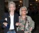 Tonie Marshall et sa maman Micheline Presle au théâtre du Rond-Point où Jean-Michel Ribes célébrait ses dix ans, à Paris, le 30 juin 2012.