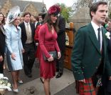 Pippa Middleton le 19 mai 2012 lors du mariage de Sam Holland et Camilla Hook