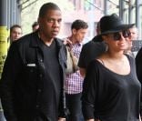 Jay-Z et Beyoncé à New York le 15 avril 2012.