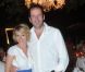 Christian Vadim et Julia Livage à la Soirée blanche organisée par le chef Christophe Leroy, aux Moulins de Ramatuelle, le dimanche 8 juillet 2012.