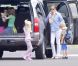 Julia Roberts a entraîné son mari Daniel Moder, ses jumeaux Phinnaeus et Hazel et le petit dernier Henri à Hawaï le 10 juillet 2012
