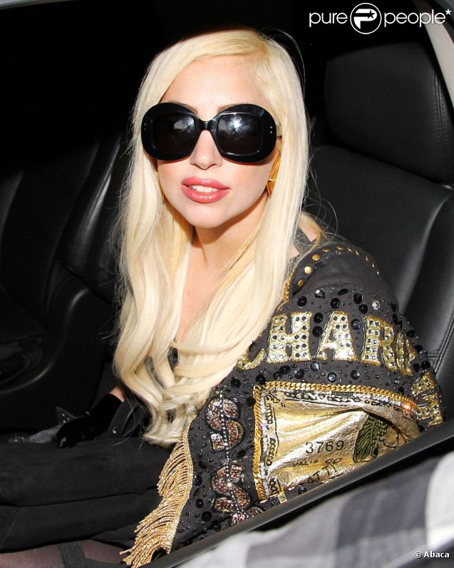 Lady Gaga à Los Angeles, le 10 juillet 2012.