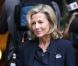 Claire Chazal en juin 2012 à Paris aux obsèques de Thierry Roland.