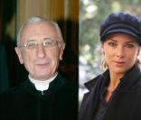 L'Abbé Alain Maillard de la Morandais et Melissa Theuriau