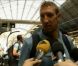 Alain Bernard lors de son arrivée à Londres le 24 juillet 2012