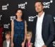 Liberty Ross en famille avec ses enfants Skyla et Tennyson, et son mari Rupert Sanders, le 25 février 2012