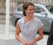Kate Middleton, dans une robe Roksanda Ilincic, lors de la réception Creative Industries organisée par le Founders Forum et pour la campagne gouvernementale GREAT, à l'Académie royale des arts de Londres, le 30 juillet 2012, en marge des JO.